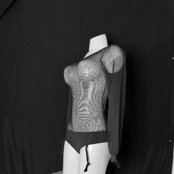 MASION CLOSE BODYSUIT W/PANTY - Picture 3 of 9